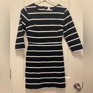 Midi dress cropped sleeves